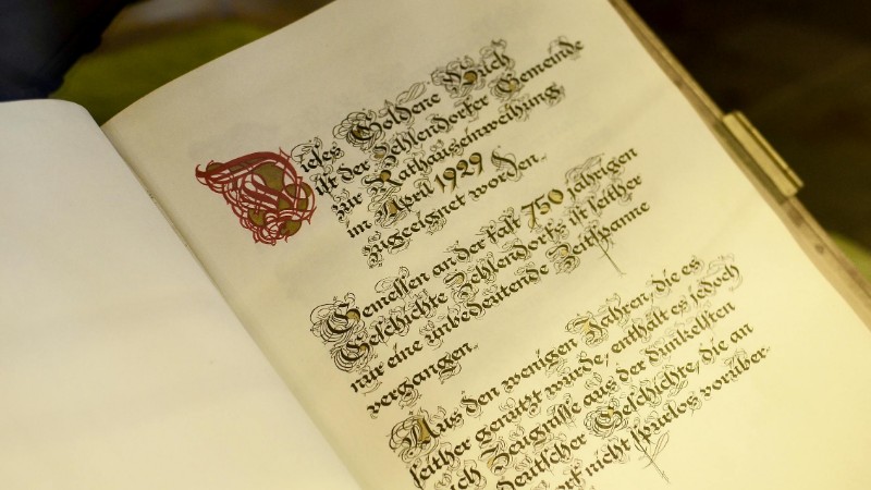 German manuscript with calligraphy text in an antique book, showcasing historical typography., tags: die germanische - pexel